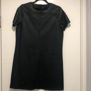 Zara Basic leather dress Size USA L